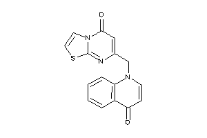 7-[(4-keto-1-quinolyl)methyl]thiazolo[3,2-a]pyrimidin-5-one