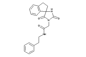 2-(2,5-diketospiro[imidazolidine-4,1'-indane]-1-yl)-N-phenethyl-acetamide