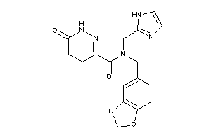 N-(1H-imidazol-2-ylmethyl)-6-keto-N-piperonyl-4,5-dihydro-1H-pyridazine-3-carboxamide