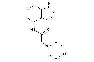 2-piperazino-N-(4,5,6,7-tetrahydro-1H-indazol-4-yl)acetamide