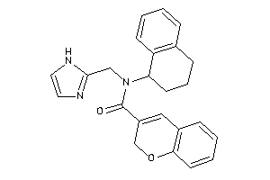 N-(1H-imidazol-2-ylmethyl)-N-tetralin-1-yl-2H-chromene-3-carboxamide
