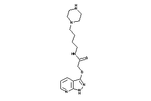 N-(4-piperazinobutyl)-2-(1H-pyrazolo[3,4-b]pyridin-3-yloxy)acetamide