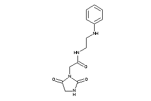 Image of N-(2-anilinoethyl)-2-(2,5-diketoimidazolidin-1-yl)acetamide