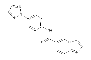 N-[4-(triazol-2-yl)phenyl]imidazo[1,2-a]pyridine-6-carboxamide