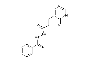 N'-[3-(6-keto-1H-pyrimidin-5-yl)propanoyl]benzohydrazide