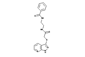 N-[2-[[2-(1H-pyrazolo[3,4-b]pyridin-3-yloxy)acetyl]amino]ethyl]benzamide