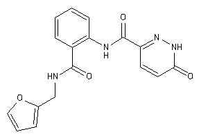 Image of N-[2-(2-furfurylcarbamoyl)phenyl]-6-keto-1H-pyridazine-3-carboxamide