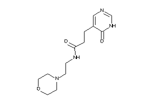 3-(6-keto-1H-pyrimidin-5-yl)-N-(2-morpholinoethyl)propionamide