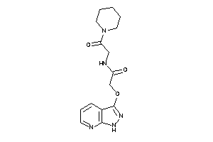 N-(2-keto-2-piperidino-ethyl)-2-(1H-pyrazolo[3,4-b]pyridin-3-yloxy)acetamide