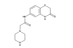 N-(3-keto-4H-1,4-benzoxazin-6-yl)-2-piperazino-acetamide