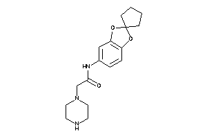 2-piperazino-N-spiro[1,3-benzodioxole-2,1'-cyclopentane]-5-yl-acetamide