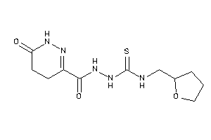 1-[(6-keto-4,5-dihydro-1H-pyridazine-3-carbonyl)amino]-3-(tetrahydrofurfuryl)thiourea