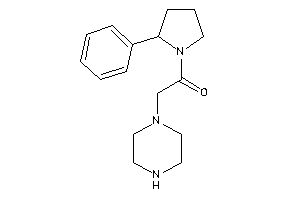 1-(2-phenylpyrrolidino)-2-piperazino-ethanone