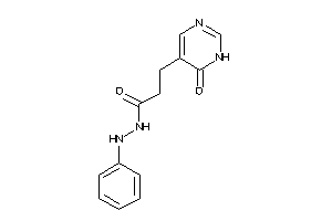 3-(6-keto-1H-pyrimidin-5-yl)-N'-phenyl-propionohydrazide