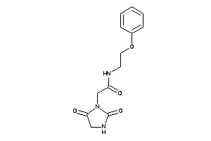 2-(2,5-diketoimidazolidin-1-yl)-N-(2-phenoxyethyl)acetamide