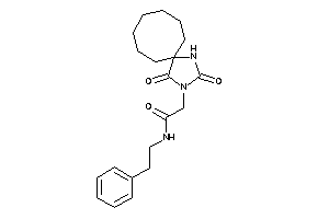 2-(2,4-diketo-1,3-diazaspiro[4.7]dodecan-3-yl)-N-phenethyl-acetamide