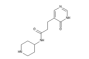 3-(6-keto-1H-pyrimidin-5-yl)-N-(4-piperidyl)propionamide