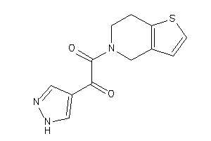 1-(6,7-dihydro-4H-thieno[3,2-c]pyridin-5-yl)-2-(1H-pyrazol-4-yl)ethane-1,2-dione