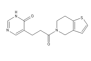 5-[3-(6,7-dihydro-4H-thieno[3,2-c]pyridin-5-yl)-3-keto-propyl]-1H-pyrimidin-6-one