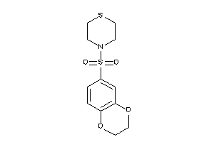 4-(2,3-dihydro-1,4-benzodioxin-6-ylsulfonyl)thiomorpholine