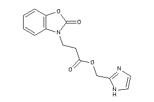 3-(2-keto-1,3-benzoxazol-3-yl)propionic Acid 1H-imidazol-2-ylmethyl Ester