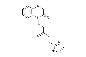 3-(3-keto-1,4-benzoxazin-4-yl)propionic Acid 1H-imidazol-2-ylmethyl Ester