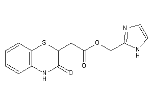 2-(3-keto-4H-1,4-benzothiazin-2-yl)acetic Acid 1H-imidazol-2-ylmethyl Ester