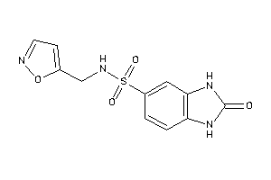 N-(isoxazol-5-ylmethyl)-2-keto-1,3-dihydrobenzimidazole-5-sulfonamide