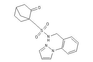 1-(2-ketonorbornan-1-yl)-N-(2-pyrazol-1-ylbenzyl)methanesulfonamide