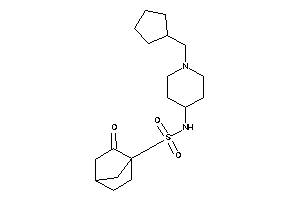 N-[1-(cyclopentylmethyl)-4-piperidyl]-1-(2-ketonorbornan-1-yl)methanesulfonamide