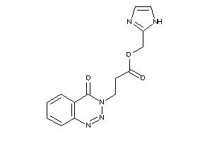 3-(4-keto-1,2,3-benzotriazin-3-yl)propionic Acid 1H-imidazol-2-ylmethyl Ester