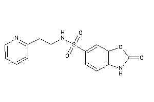 Image of 2-keto-N-[2-(2-pyridyl)ethyl]-3H-1,3-benzoxazole-6-sulfonamide