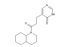 5-[3-(3,4,4a,5,6,7,8,8a-octahydro-2H-quinolin-1-yl)-3-keto-propyl]-1H-pyrimidin-6-one