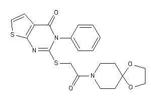 2-[[2-(1,4-dioxa-8-azaspiro[4.5]decan-8-yl)-2-keto-ethyl]thio]-3-phenyl-thieno[2,3-d]pyrimidin-4-one