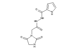Image of N'-[2-(2,5-diketoimidazolidin-1-yl)acetyl]-1H-pyrrole-2-carbohydrazide