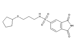 N-[3-(cyclopentoxy)propyl]-1,3-diketo-isoindoline-5-sulfonamide