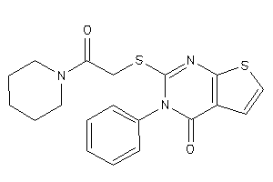 2-[(2-keto-2-piperidino-ethyl)thio]-3-phenyl-thieno[2,3-d]pyrimidin-4-one