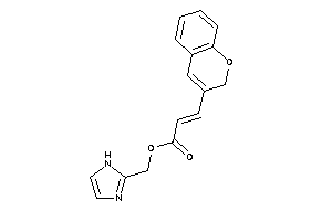 3-(2H-chromen-3-yl)acrylic Acid 1H-imidazol-2-ylmethyl Ester