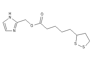 Image of 5-(dithiolan-3-yl)valeric Acid 1H-imidazol-2-ylmethyl Ester