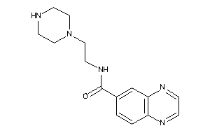 N-(2-piperazinoethyl)quinoxaline-6-carboxamide