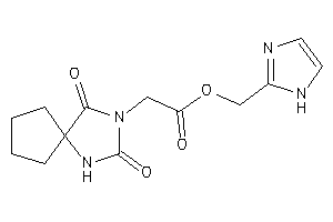 Image of 2-(2,4-diketo-1,3-diazaspiro[4.4]nonan-3-yl)acetic Acid 1H-imidazol-2-ylmethyl Ester