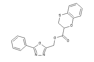 Image of 2,3-dihydro-1,4-benzoxathiine-2-carboxylic Acid (5-phenyl-1,3,4-oxadiazol-2-yl)methyl Ester