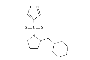 4-[2-(cyclohexylmethyl)pyrrolidino]sulfonylisoxazole