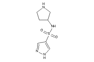 N-pyrrolidin-3-yl-1H-pyrazole-4-sulfonamide
