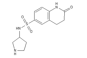 2-keto-N-pyrrolidin-3-yl-3,4-dihydro-1H-quinoline-6-sulfonamide