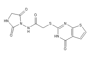 N-(2,5-diketoimidazolidin-1-yl)-2-[(4-keto-3H-thieno[2,3-d]pyrimidin-2-yl)thio]acetamide