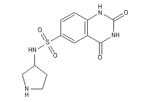 2,4-diketo-N-pyrrolidin-3-yl-1H-quinazoline-6-sulfonamide