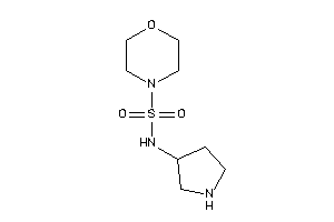 N-pyrrolidin-3-ylmorpholine-4-sulfonamide