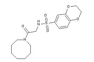 N-[2-(azocan-1-yl)-2-keto-ethyl]-2,3-dihydro-1,4-benzodioxine-6-sulfonamide