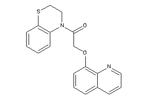 1-(2,3-dihydro-1,4-benzothiazin-4-yl)-2-(8-quinolyloxy)ethanone